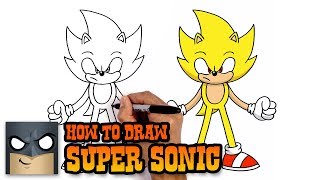 How to Draw Super Sonic | YouTube Studio Art Tutorial