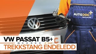 Hvordan bytte trekkstang endeledd på VW PASSAT B5+ [BRUKSANVISNING]