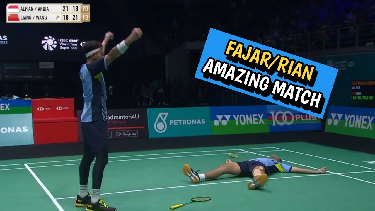 LUAR BIASA, Fajar/Rian Vs Liang/Wang | Malaysia Open 2023 - YouTube