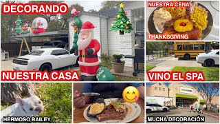 NUESTRA CENA DE THANKSGIVING...🦃MUCHA DECORACION PARA NUESTRO HOGAR...🎅🏻🎄NANCY SANTOS VLOGS