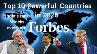 Forbes top 10 powerful countries in 2025 | global superpower Rankings #forbes #upsc