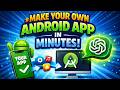 Make Your Own Android App in Minutes Using ChatGPT and Android Studio AI  No Coding Needed!