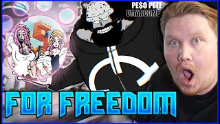 DEAN REACTS TO PE$O PETE - FREEDOM! (OFFICIAL LYRIC VIDEO) [ONE PIECE]