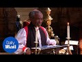 Bishop Curry delivers passionate sermon at the royal wedding