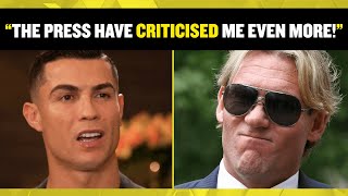 Cristiano Ronaldo explains why he feels there’s been so much criticism of him recently in the media