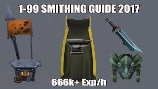 [Runescape 3] 1-99 Smithing Guide 2017 [OUTDATED]