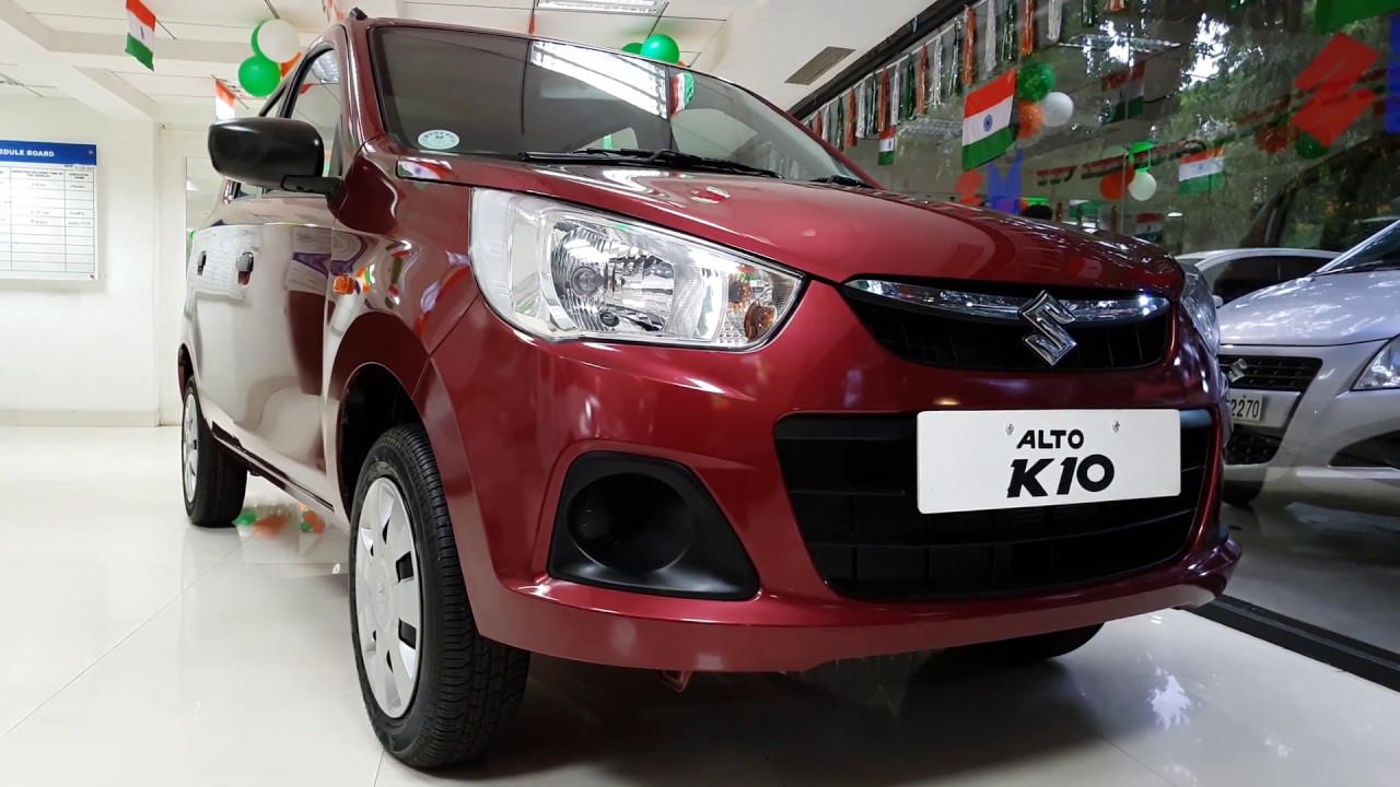 Maruti Suzuki Alto K10 Brick Red VXI | Exterior And Interior In 4K ...