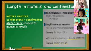 LENGTH IN METERS AND CENTIMETERS