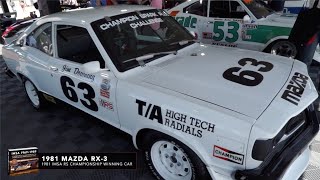 Mitch Bishop and IMSA Driver Jim Downing with Mazda RX-3