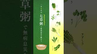 七草粥で無病息災/ 少しでも多くの方が健やかに過ごせますように#ショート #健康的な食事 #健康 #野菜 #ヘルシー #七草粥 #七草ナズナ #食べる #食べることは生きること