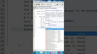 Increment and Decrement in Java #shorts