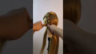 Quick and Easy Beautiful Hairstyle EP.123 #shortsviral  #hairstyle #braidstyles #shortsfeed #shorts