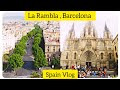 La Rambla Walking Tour | Explore Barcelona Iconic Street | Spain Travel Vlog