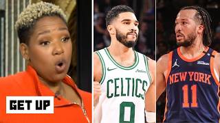 GET UP | Monica McNutt BOLD prediction for Knicks vs Celtics: "Tatum or Brunson will show up at MSG"