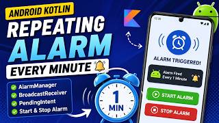 👣 ANDROID - 👣 PERIODIC ALARM MANAGER 👣 KOTLIN