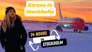 Kiruna to Stockholm Sweden I 24 hours in Stockholm Christmas Eve