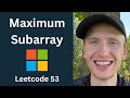 Maximum Subarray (Kadane's Algorithm) - Leetcode 53 - Dynamic Programming (Python)