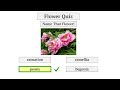 englishtest flowers quiz english flowers names name that flower