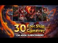 30 EPIC SKIN GIVEAWAY | KAZUKI OFFICIAL #shorts