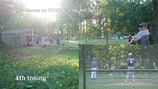 2021 [Moco Loco] 12U All Stars 4 Scrimmage Games Evan Pitching