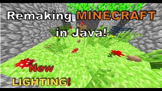 Remaking Minecraft In Java! | Cave Game Lighting! | Devlog 8
