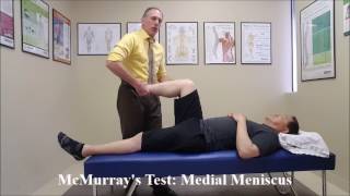 McMurray's Test - Medial Meniscus