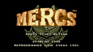 Mercs (1990) - Arcade Mode Longplay (Sega Genesis) (Non-Commentary) (4K)