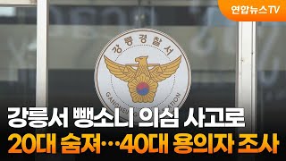 강릉서 뺑소니 의심 사고로 20대 숨져…40대 용의자 조사 / 연합뉴스TV (YonhapnewsTV)