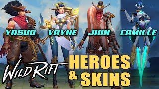 LOL Wild Rift All heroes, Champions, Skins (as of June 2020) Is it worth to buy?