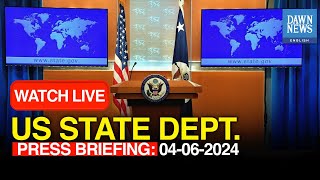 🔴LIVE: Journalists Question US State Dept. Official On Israel-Gaza War | DAWN News English