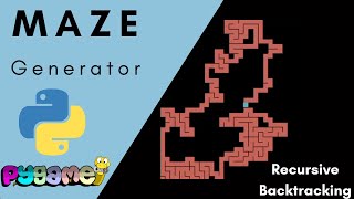 Maze Generating Algorithms | Randomized Depth First Search Maze Generation Using Python Pygame