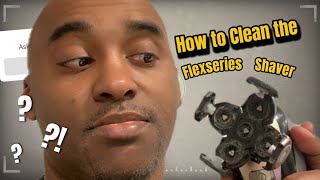 How to clean the FlexSeries shaver. 2024