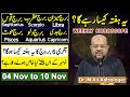 Weekly Horoscope | Libra to Pisces | 04 Nov to 10 Nov | Dr M Ali Astrologer