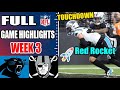 Carolina Panthers vs Las Vegas Raiders Game Highlights [Week 3] | NFL Highlights 2024