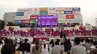 高知よさこい2015　安芸・東陣　4ｋ　前夜祭