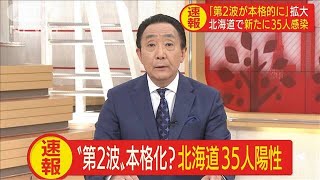 北海道で第2波が本格化か　きょう新たに35人感染(20/04/27)