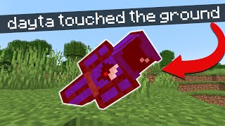Minecraft, But If I Touch The Ground The Video Ends...