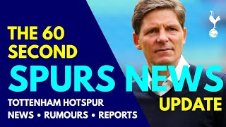 THE 60 SECOND SPURS NEWS UPDATE: Club Contact 48-Year-Old Austrian Boss, "Kane Wants OUT!", Conte