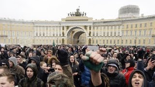 State Media Blackout As Anti-Putin Protests RAGE In Russia