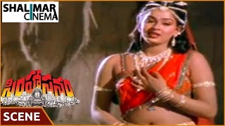 Simhasanam Movie || Krishna Tells Flashback Story To Radha Scene || Krishna, Jayapradha || సింహాసనం