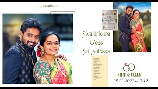 Siva krishna Weds Sri Jyothsna