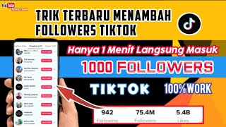 Cara Terbaru Menambah Followers Tiktok, ll Cara Menambah Pengikut Tiktok Tanpa Aplikasi