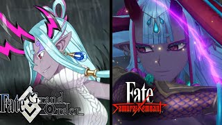 [FGO] Ibuki Douji (Ruler) Animation Comparison (Samurai Remnant vs FGO)