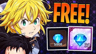 Free 30 DIAMONDS For All Grand Cross Players! | Seven Deadly Sins: Grand Cross