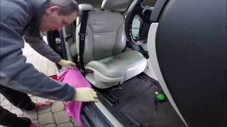 SAAB 9-3 ss Convertible-Drivers Seat Bottom Leather Replacement