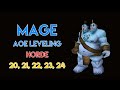 MAGE AOE LEVELING GUIDE 20, 21, 22, 23, 24 (HORDE) | CLASSIC WOW