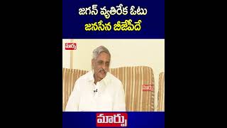 జగన్ వ్యతిరేక ఓటు జనసేన బీజేపీదే  | #Chandrababu #TDP | Maarpu TV