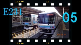 JR中央総武線　E231系と東京メトロ05系　中野駅にて　2015/05/10