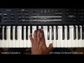 how to play the e flat major chord eb on piano and keyboard