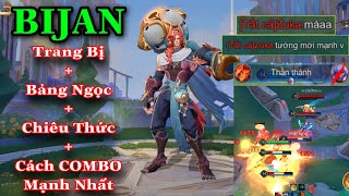 BIJAN Liên Quân || Trang Bị + Bảng Ngọc + Cách COMBO Mạnh Nhất Khiến Đối Thủ Thốt Lên Mạnh Vậy